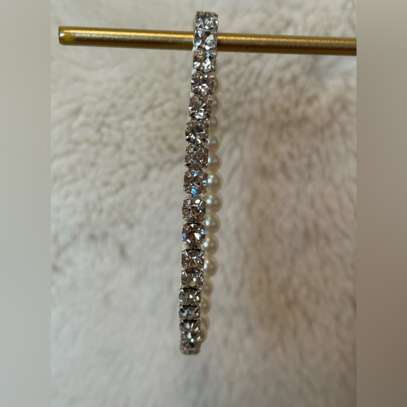 "Shinny & Pearls" Sweet stretchy bracelet - Picture 3 of 5